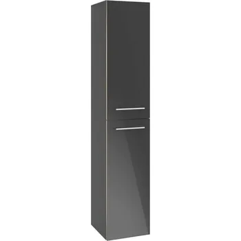 Koupelnový nábytek Villeroy & Boch Avento - Skříňka vysoká, 35x176x37 cm, 2 dvířka, Crystal Grey A89400B1