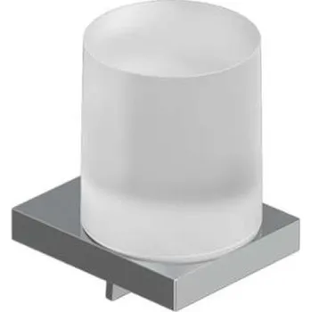 Dávkovač mýdla Kludi Vela C - Dávkovač mýdla s držákem, sklo/chrom 3197605