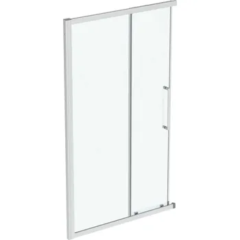 Sprchové dveře Ideal Standard i.Life - Posuvné sprchové dveře, dvoudílné, 120 cm, silver bright/čiré sklo T4859EO