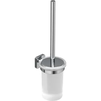 WC štětka Kludi Vela S - WC štětka nástěnná s držákem, sklo/chrom 2597405