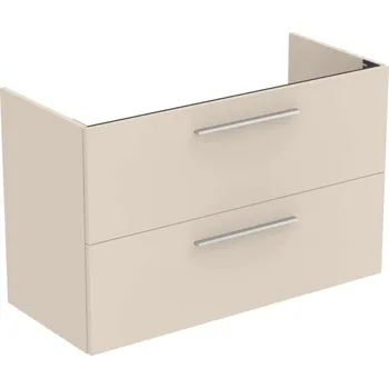 Nábytek Ideal Standard i.Life A - Skříňka pod umyvadlo, 100x44x63 cm, 2 zásuvky, matná písková T5257NF