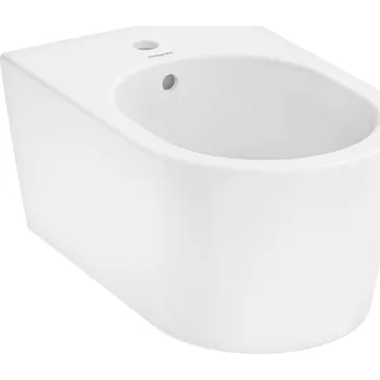 Hansgrohe EluPura S - Závěsný bidet, otvor pro baterii, bílá 60278450
