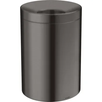 Odpadkový koš Axor Universal Circular - Odpadkový koš 5 l, kartáčovaný černý chrom 42872340