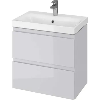 Nábytek Cersanit Moduo - Umyvadlová skříňka, 57x60x38cm, 2 zásuvky, šedá S590-003-DSM