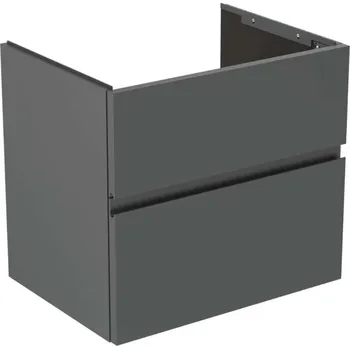Nábytek Ideal Standard Finesse - Umyvadlová skříňka, 60x44x55 cm, 2 zásuvky, matný antracit E3386Y2