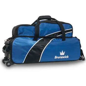 Taška na bowlingovou kouli TAŠKA NA 3 KOULE EDGE TOTE MODRÁ S TAŠKOU NA BOTY