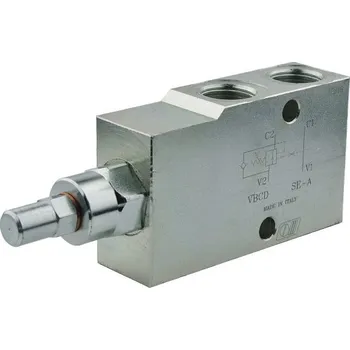 Instalatérský materiál OLEODINAMICA MARCHESINI Dvoucestný přetěžovací a blokovací ventil, overcenter VBCD SE-A závity: 1 "průtok: 150L / min max. tlak: 350bar