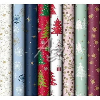 Balící papír MFP dárkový papír 500x70cm/1ks role vánoční mix motivů č.14