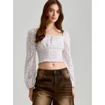 Halenka s nabíranými rukávy - XL - House - vícebarevná - 201BZ-MLC