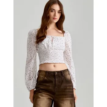 Dámská halenka Halenka s nabíranými rukávy - XL - House - vícebarevná - 201BZ-MLC