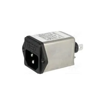 Elektrická zásuvka Konektor napájecí AC zásuvka vidlice 6A 250VAC IEC 60320