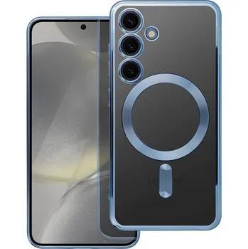 Pouzdro na mobilní telefon Electro MAG pouzdro / kryt s MagSafe / Samsung Galaxy S24 clear / blue