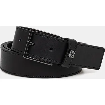 Opasek Kožený pásek HUGO Giove-HU-GO-StG_Sz35 50537026 černá 99X, vel. 95