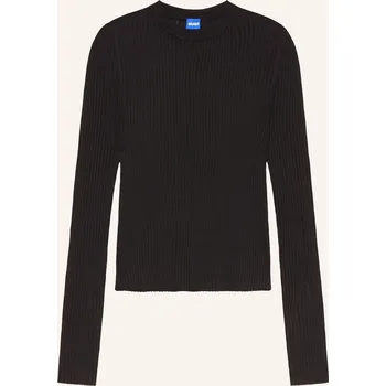 Dámské tričko Hugo Dlouhé Rukávy Somya, černá