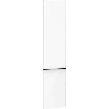 Koupelnový nábytek Hansgrohe Xelu Q - Vysoká skříňka 40x165x35 cm, 2 dvířka, panty vpravo, lesklá bílá/matná černá 54139670