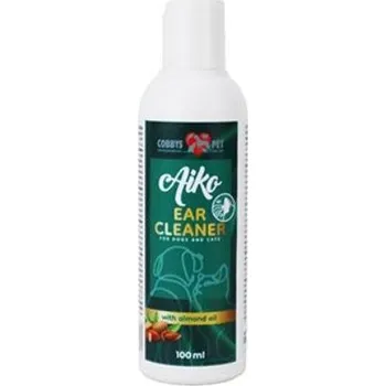 Kosmetika pro psa Ušní kapky Aiko Ear cleaner s mandlovým olejem 100ml