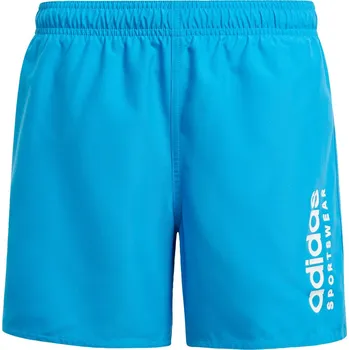 Dámské plavky ADIDAS Plavecké šortky Sportswear Essentials Logo CLX Kids 7 LET BÍLÁ|MODRÁ