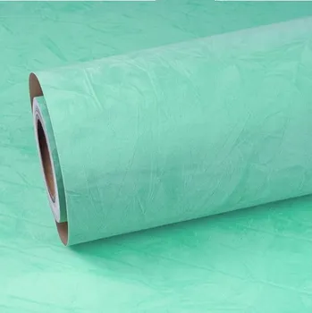 Tapeta ReWallpaper mátově zelená sametová tapeta v roli, dekorativní, s lepidlem, 44,5 cm × 7 m, samolepky