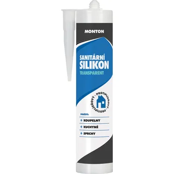 stavební silikon Monton Sanitární silikon 310 ml transparentní