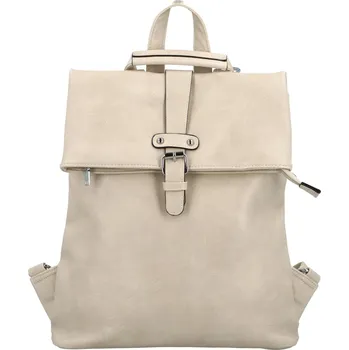 Městský batoh Trendy dámský kabelko-batoh Sinast, béžová
