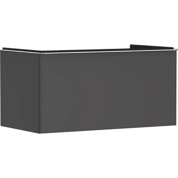 Koupelnový nábytek Hansgrohe Xelu Q - Umyvadlová skříňka, 50x98x55 cm, 1 zásuvka, matná šedá/chrom 54059000