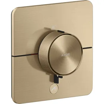 Vodovodní baterie Axor ShowerSelect ID - Termostatická sprchová baterie pod omítku, HighFlow, kartáčovaný bronz 36778140