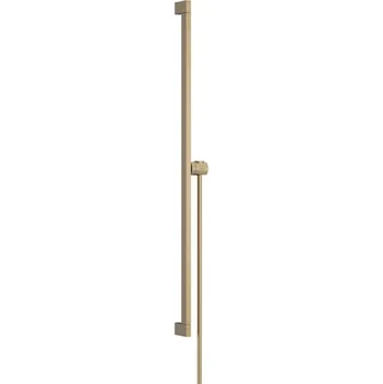 Hansgrohe Unica - Sprchová tyč 95 cm, se sprchovou hadicí, kartáčovaný bronz 24403140