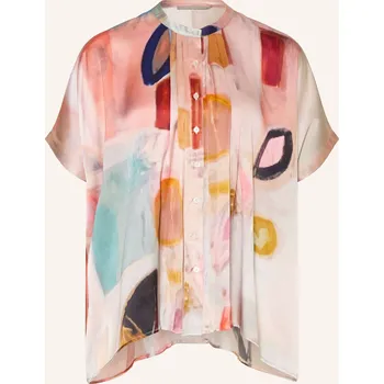 (The Mercer) N.Y. Dámská Hedvábná Halenka French Rose, tmavě...