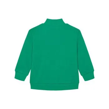 Pánská móda United Colors Of Benetton Mikina 3J70G503M Zelená Regular Fit 82