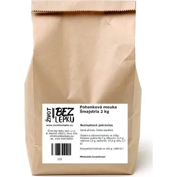 Mouka Život bez lepku Pohanková mouka Šmajstrla 2 kg