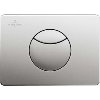 Splachovací tlačítko Villeroy & Boch ViConnect - Ovládací tlačítko splachování, kartačovaná nerez 922485LC
