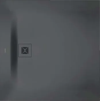 Sprchová vanička Duravit Sustano - Sprchová vanička, 100x100 cm, DuraSolid, matná tmavě šedá 720275650000000