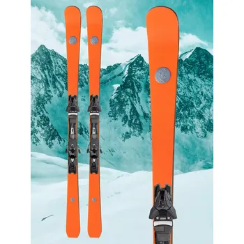Sjezdové lyže Sjezdové lyže AK Ski ORANGE.POPART + vázání Salomon Z12 GW