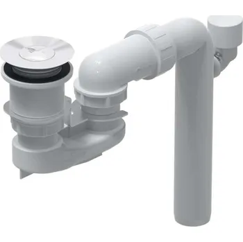 Sifon Villeroy & Boch Příslušenství - Vanová odtoková a přepadová souprava, ViFlow, alpská bílá U90953001