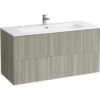 Koupelnový nábytek Laufen Pro S - Skříňka s umyvadlem, 120x50x61 cm, 2 zásuvky, světlý jilm H8649632621041