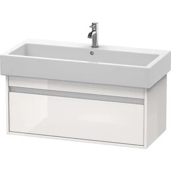 Koupelnový nábytek Duravit Ketho - Umyvadlová skříňka 41x95x44 cm, 1 zásuvka, lesklá bílá KT668802222