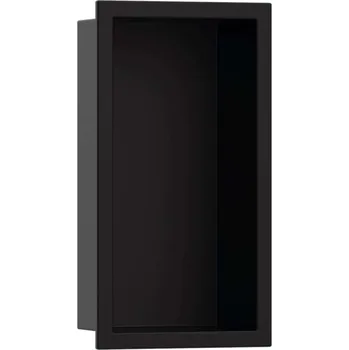 Koupelnový nábytek Hansgrohe XtraStoris Original - Výklenek do stěny s rámem, 30x15x7 cm, matná černá 56092670