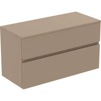 Nábytek Ideal Standard Finesse - Umyvadlová skříňka, 100x44x56 cm, 2 zásuvky, Matt Greige E3424UP