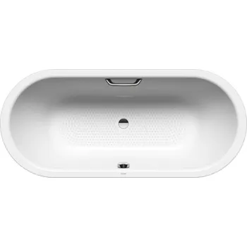 Vana Kaldewei Ambiente - Oválná vana Classic Duo 111, 180x80 cm, s otvory pro madlo, celoplošný antislip, bílá 291210210001