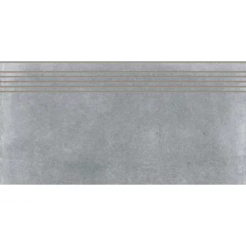 Stavební materiál RAKO Rebel - Schodovka/Tvarovka tmavě šedá 30x60 DCPSR742