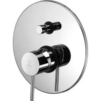 Vodovodní baterie Paffoni Light - Sprchová baterie pod omítku s přepínačem a tělesem, chrom LIG015CR