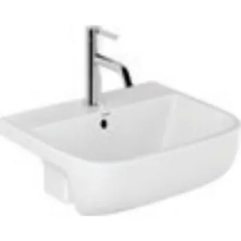 Kludi Resa - Umyvadlo 52x42,5 cm, s přepadem, otvor pro baterii, lesklá bílá 57W0343