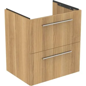 Nábytek Ideal Standard i.Life A - Umyvadlová skříňka, 58x44x63 cm, 2 zásuvky, přírodní dub T6850NX