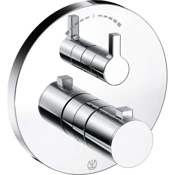 Vodovodní baterie Kludi Nova Fonte - Termostatická baterie pod omítku pro 2 spotřebiče, chrom 208300515