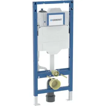 Geberit Duofix - Předstěnová instalace pro závěsné WC, se splachovací nádržkou Sigma 12 cm, s hygienickým proplachem, stavební výška 120 cm 111.075.00.2