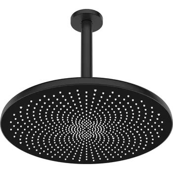 Sprchová hlavice Hansa Aurelia - Hlavová sprcha, průměr 30 cm, matná černá 4727030033