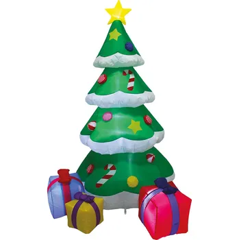 Vánoční světelná dekorace Sparkys 40V-FC-FL23QT-36 nafukovací svítící stromeček s dárky 183 cm 