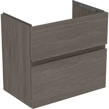 Nábytek Ideal Standard Finesse - Umyvadlová skříňka, 60x38x55 cm, 2 zásuvky, Dark Elm E3379UR