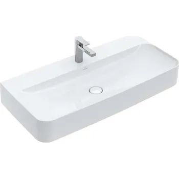Umyvadlo Villeroy & Boch Finion - Umyvadlo se skrytým přepadem, 100x47 cm, s CeramicPlus, alpská bílá 41681BR1