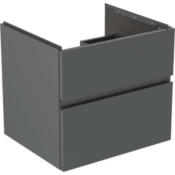 Nábytek Ideal Standard Finesse - Umyvadlová skříňka, 60x51x55 cm, 2 zásuvky, matný antracit E3395Y2